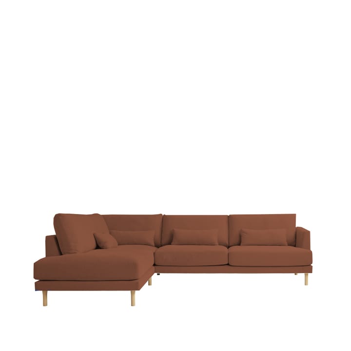 Bredhult modul sofa A2 - Fabric alaska 0190 hazel. White oiled oak legs - 1898