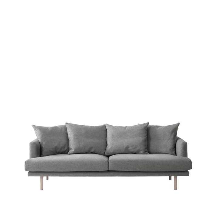 Sjövik sofa 3-seat - Bern 0349 dark grey-White oiled oak legs - 1898