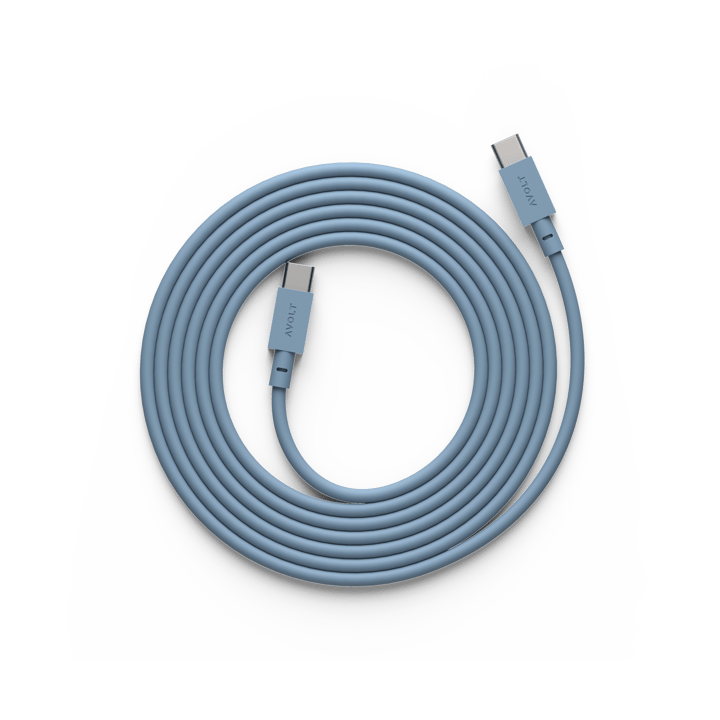 Cable 1 USB-C to USB-C charging cable 2 m - Shark blue - Avolt