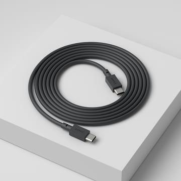 Cable 1 USB-C to USB-C charging cable 2 m - Stockholm black - Avolt