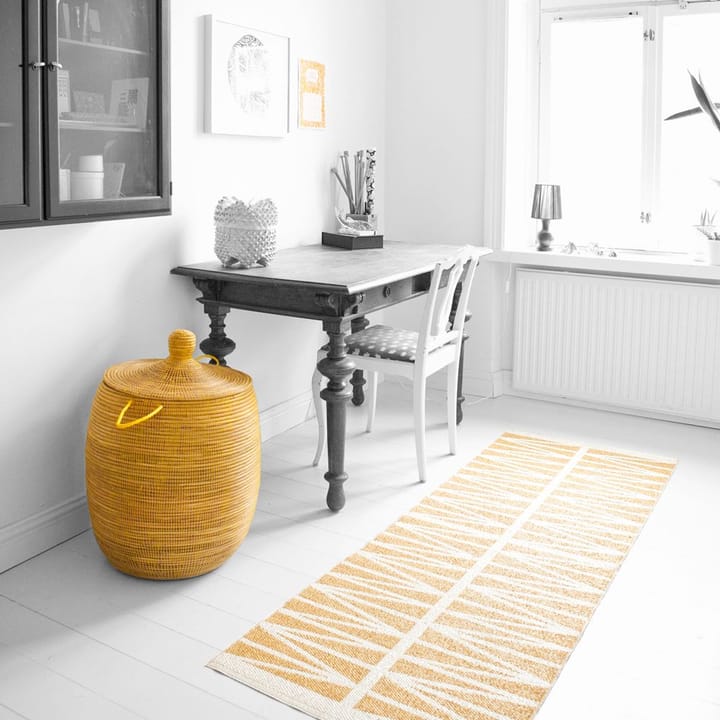 Helmi rug yellow - 70x250 cm - Brita Sweden