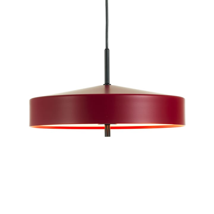 Cymbal pendant - Red matte, black cord, ø46 cm - Bsweden