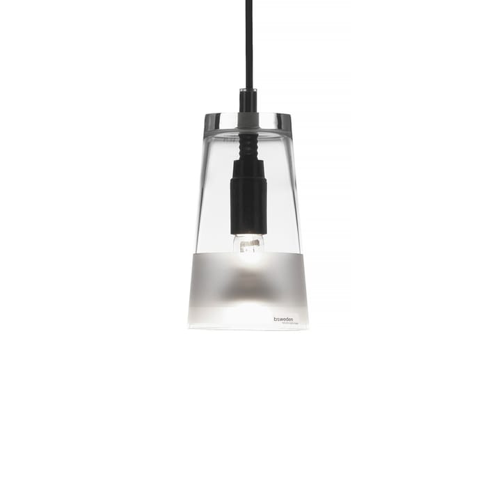 Manhattan 16 pendant lamp - Glass clear, frost horizontal band - Bsweden