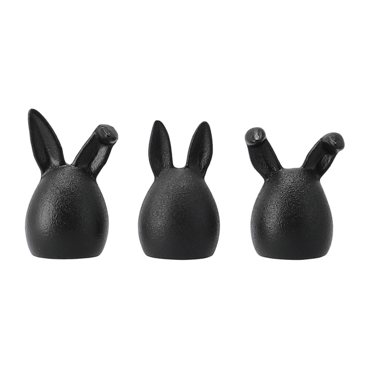Triplets easter rabbit 3-pack - cast iron - DBKD