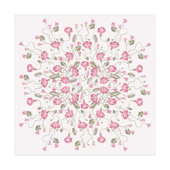 Åkervinda tablecloth 75x75 cm - Pink - Ekelund Linneväveri