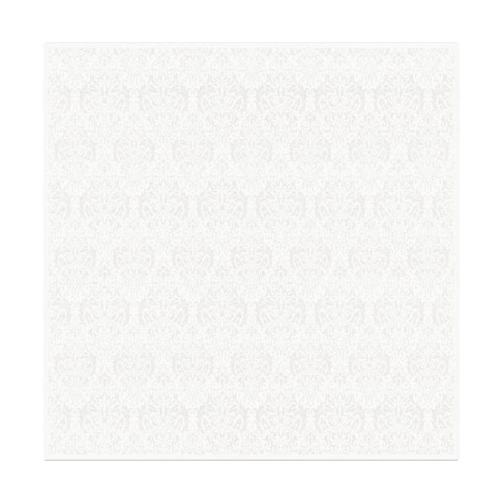 Medaljong tablecloth 150x150 cm - White - Ekelund Linneväveri