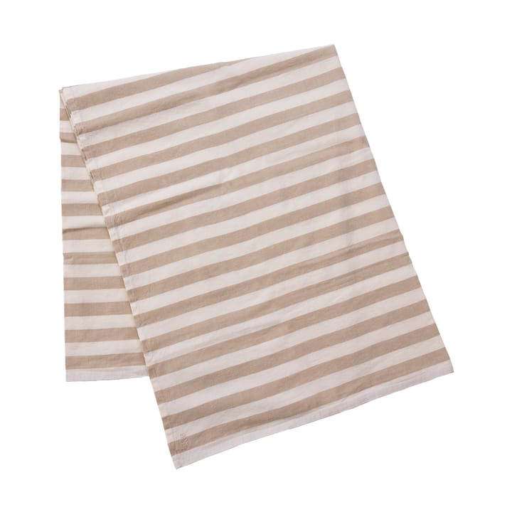 Ernst tablecloth striped 145x240 cm - Beige-white - ERNST