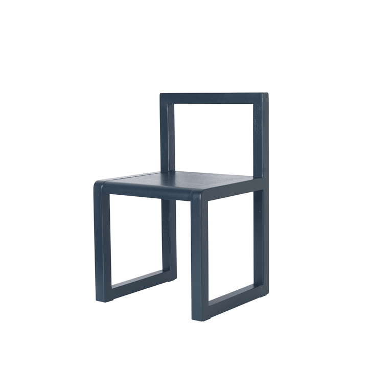 Little Architecht childrens chair - Dark blue, ash veneer - Ferm LIVING