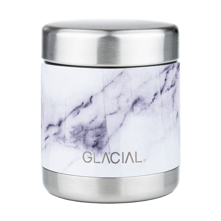 Glacial food thermos 450 ml - White marble - Glacial