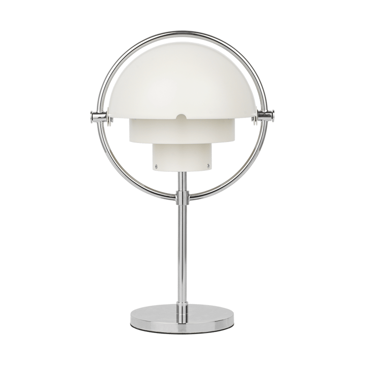 Multi-Lite portable lamp - White semi matte-chrome - GUBI