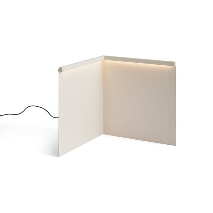 LBM Corner table lamp - Cream white - HAY