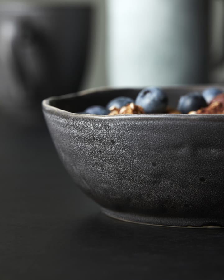 Rustic bowl Ø14 cm - Dark grey - House Doctor
