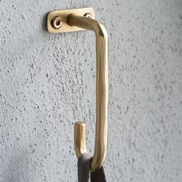 Welo hook 10 cm - Brushed brass - House Doctor