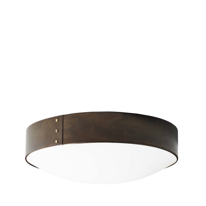 Svep ceiling light - Iron oxide, ø45cm, opal acrylic - Konsthantverk
