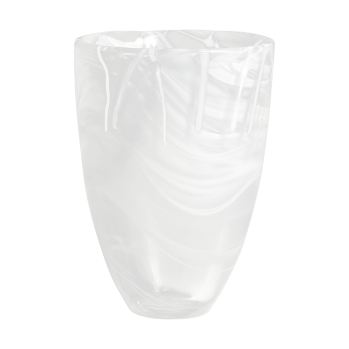 Contrast vase 200 mm - White-white - Kosta Boda