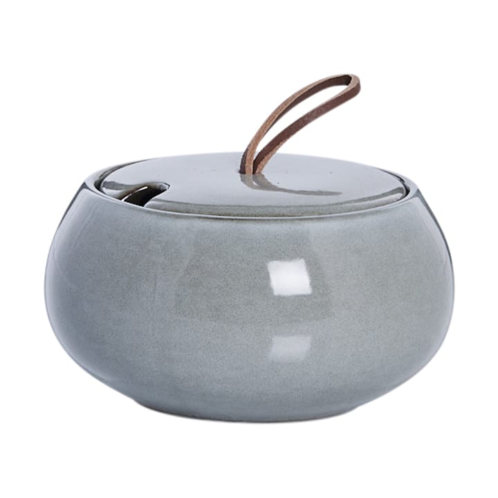 Amera sugar bowl with lid Ø13 cm - Grey - Lene Bjerre