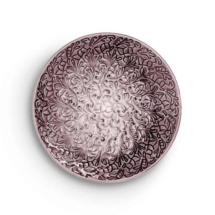 Lace plate 20 cm - Plum - Mateus