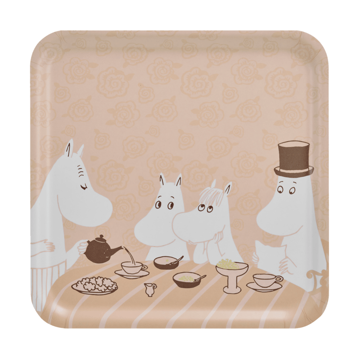 Moomin tray 33x33 cm - Coffee time - Muurla