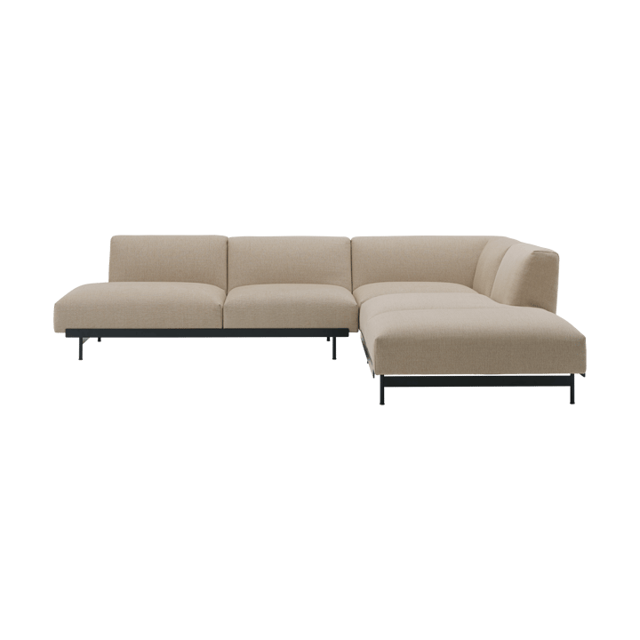 In Situ corner sofa configuration 4 - Ecriture 240-Black - Muuto