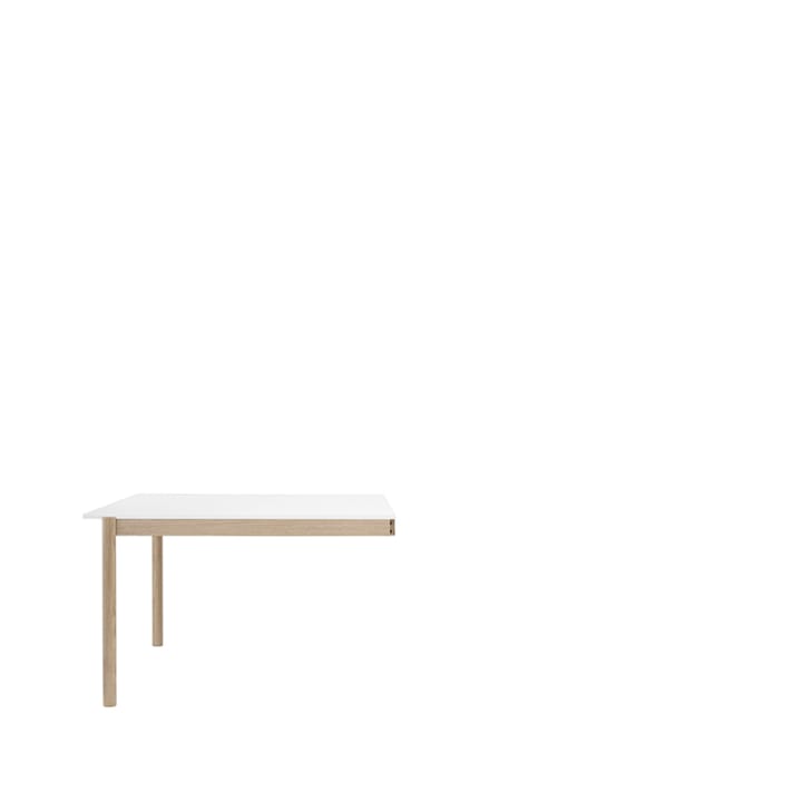 Linear System End Module table - White laminate-oak 142x120 cm - Muuto