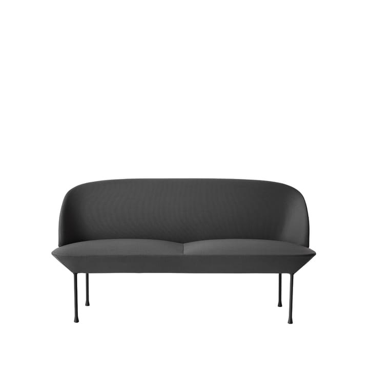 Oslo sofa 2-seat - Steelcut 180-Dark grey - Muuto