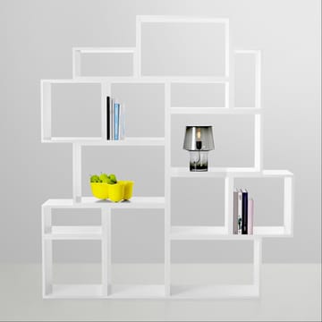 Stacked shelf system open white - small - Muuto