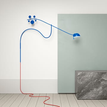 Juno wall lamp - Clear blue-red - Noon