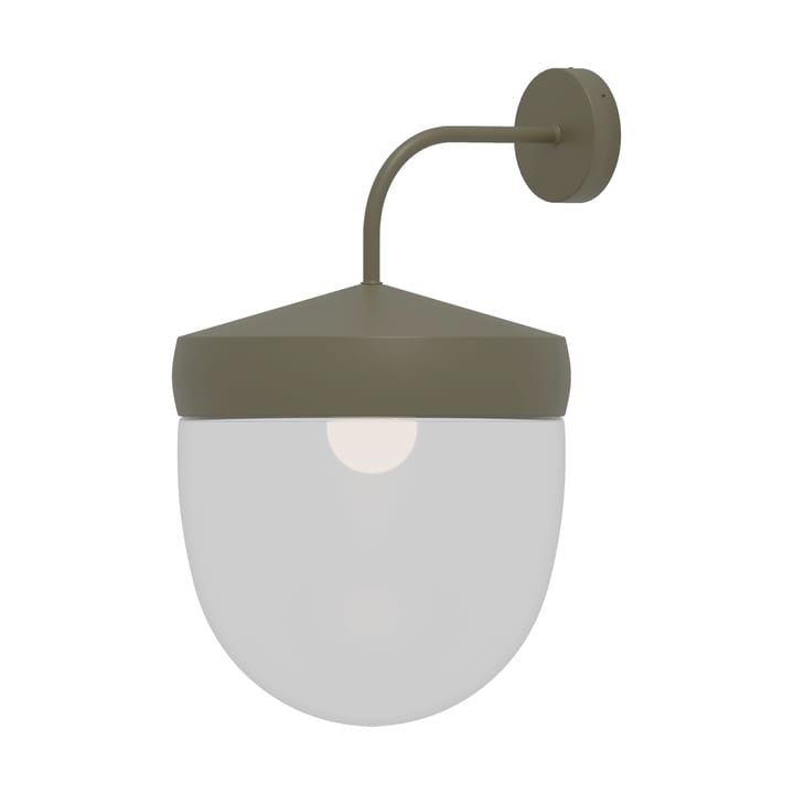 Pan wall lamp clear 30 cm - Olive grey - Noon