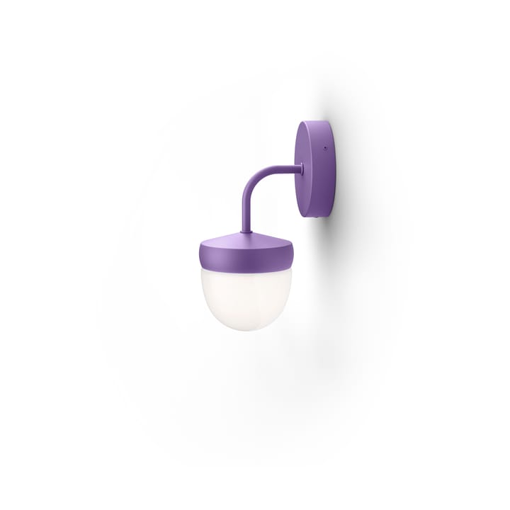 Pan wall lamp frosted 10 cm - Purple - Noon