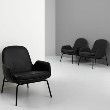 Era Low lounge chair - Leather tango black - Normann Copenhagen