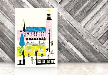 Stockholm City Hall poster - 50x70 cm - Olle Eksell