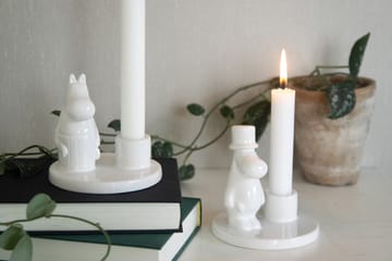 Moomin pappa candle sticks ceramic - White - Pluto Design
