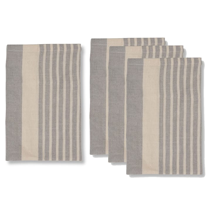 Ella Hamam fabric napkin 4-pack - Beige - Sagaform