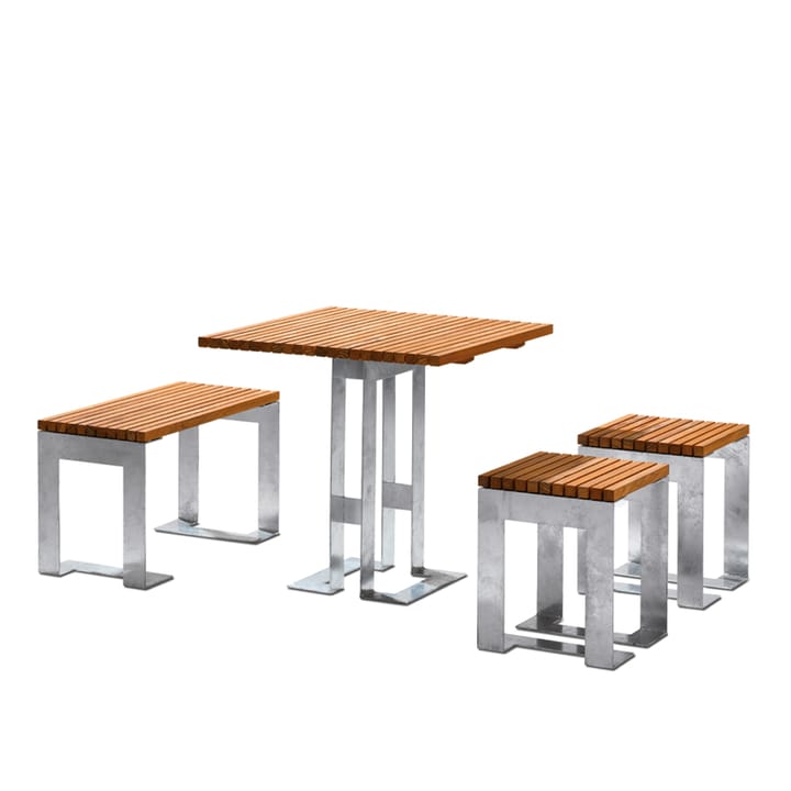 Paus table - Oak, galvanised base - SMD Design