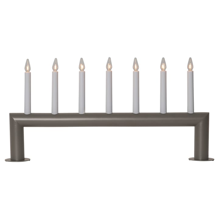Circum advent candle arch low 29 cm - grey - Star Trading
