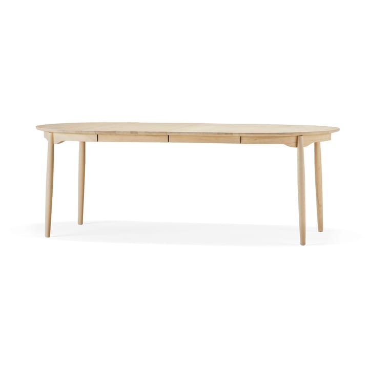 Carl dining table birch - Natural oil. 2 inserts - Stolab