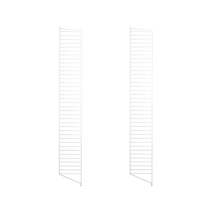 String floor panels - White, 200x30 cm, 2-pack - String