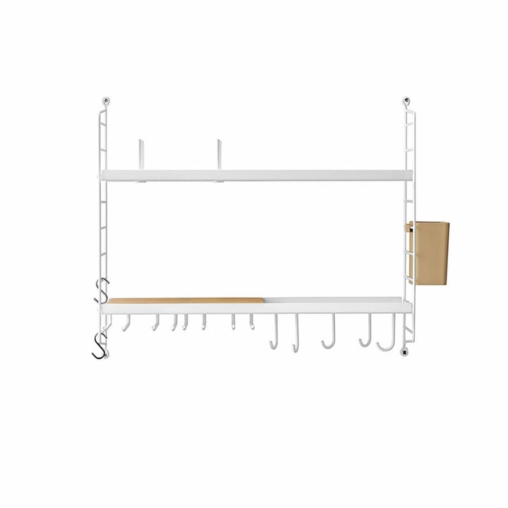 String kitchen wall shelf - White - String
