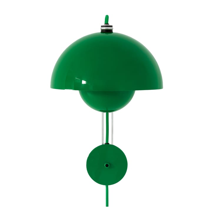 Flowerpot wall lamp VP8 - Signal green - &Tradition