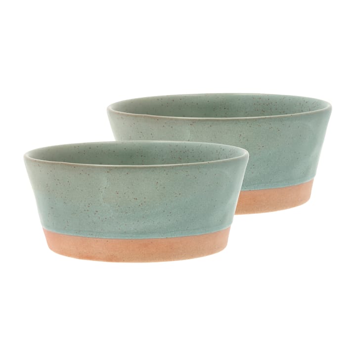 Evig bowl Ø15 cm 2-pack - Green - Villa Collection