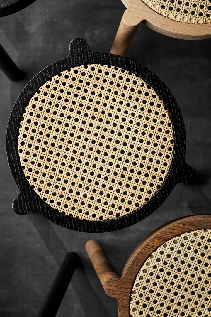 One of the materials of choice for autumn interior design trends for 2021 is rattan and this Pal stool from Northern fits the bill perfectly. 