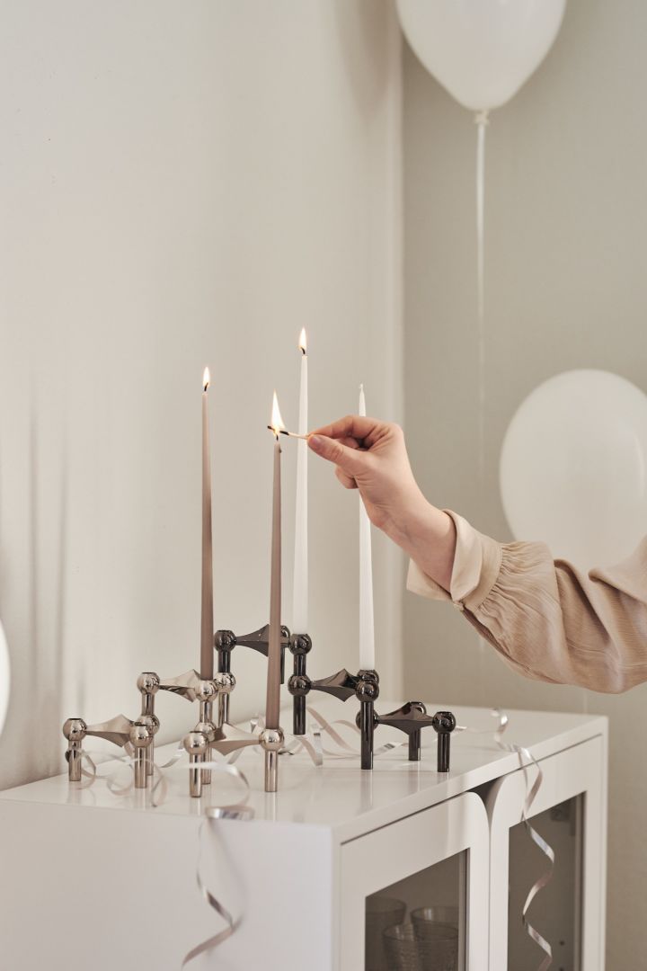 The Nagel candle holder from STOFF makes the perfect anniversary gift idea for couples who love interior design. 