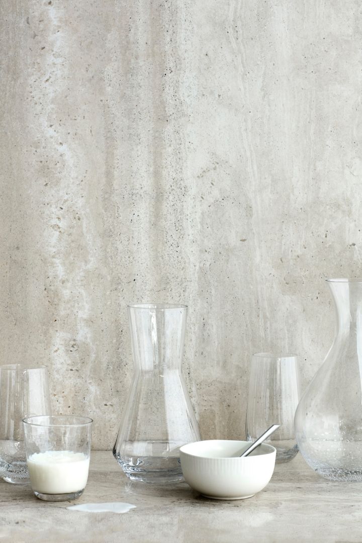 Interior 2021 - inspirations from Broste Copenhagen shows a stone wall and white kitchen details.