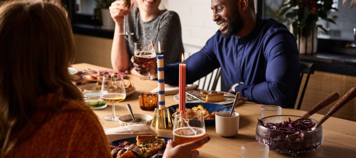 Celebrate a Nordic Christmas with friends around the Christmas table.  