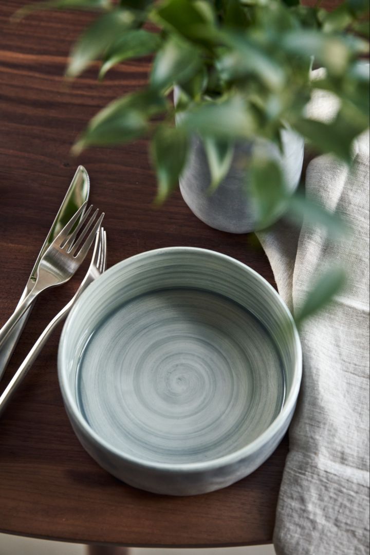 MSY bowl from Mateus is icy blue colour. 