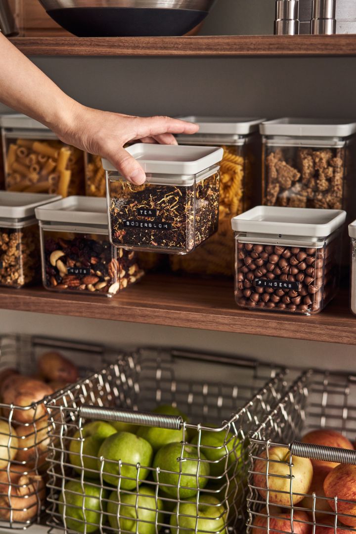 Storage jars from Brantia for the perfect Instagramble pantry. 