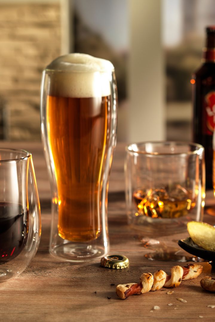 How to choose the right beer glass. Here you see the Sorrento double walled wheat beer glass from Zwilling. 