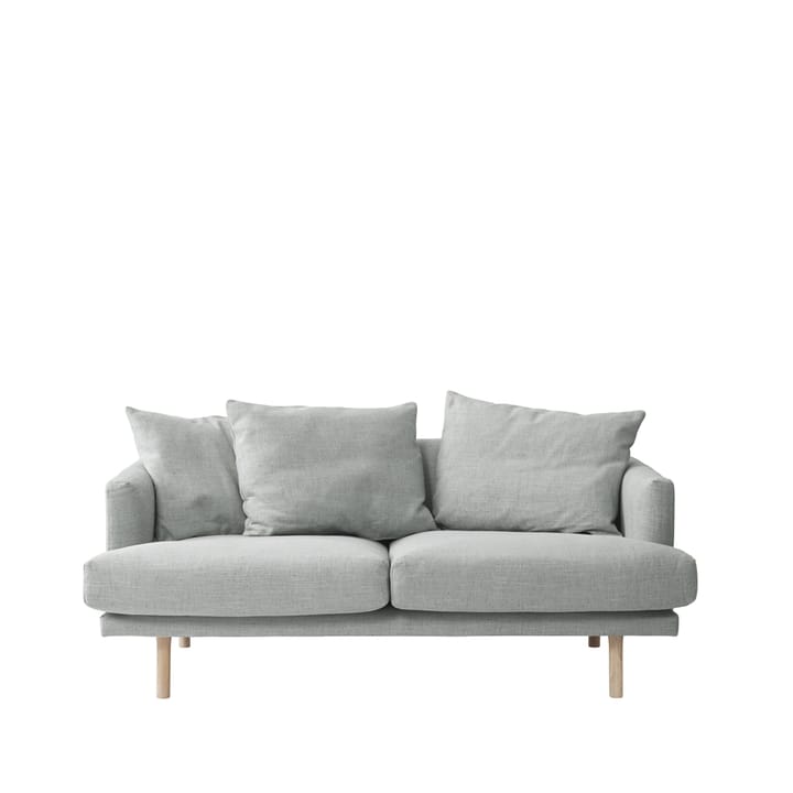 Sjövik sofa 2.5-seat - Bern 0348 grey. White oiled oak legs - 1898