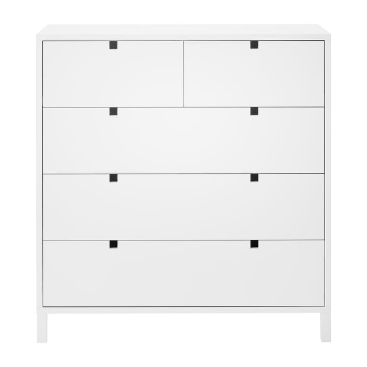 Square dresser 2+3 drawers - White - 1898