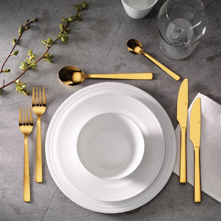 Raw cutlery set 16 pcs - gold - Aida